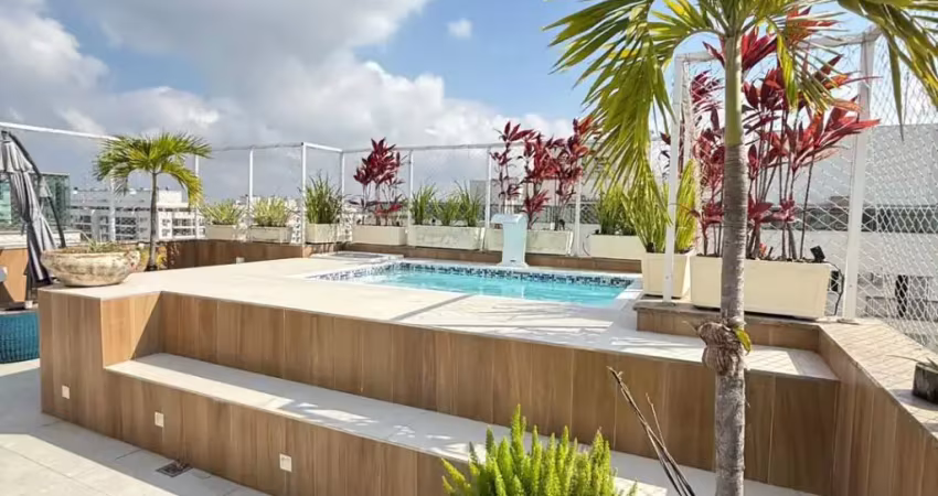 Vendo fantástica cobertura de 231m²no cidade jardim raridade