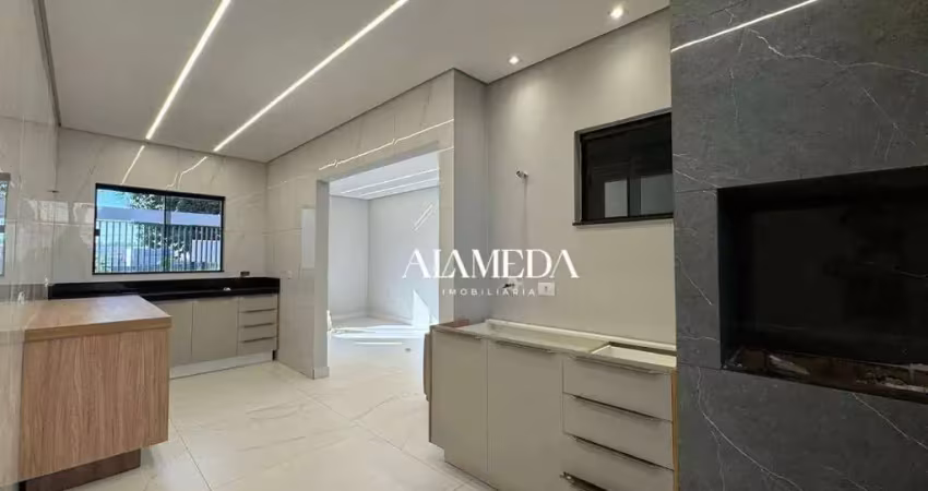 Casa com 3 quartos sendo 1 suíte e armário na cozinha para alugar, 75 m² por r$ 2.650/mês - jardim montecatini - londrina/pr