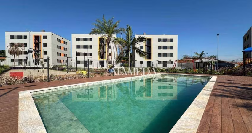 Apartamento com 2 Quartos e Garden Semi Mobiliado à venda, 48 m² por R$ 265.000 - São Pedro - Londrina/PR