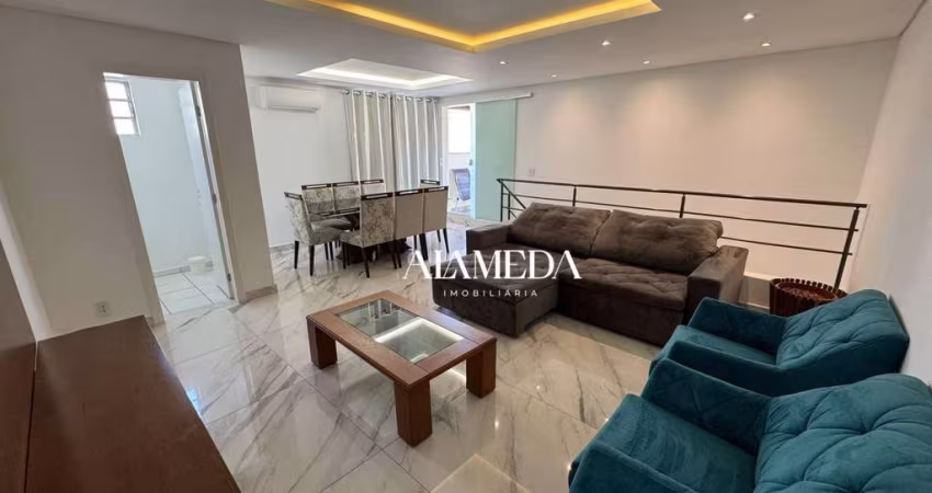 Apartamento Cobertura Duplex com 2 Quartos sendo 1 Suíte e Área Gourmet para alugar no Centro, 110 m² por R$ 2.200/mês