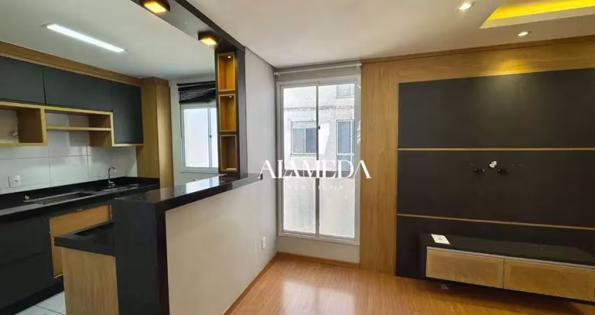Apartamento com 2 quartos para alugar, 45 m² por r$ 1.600/mês - esperança - londrina/pr