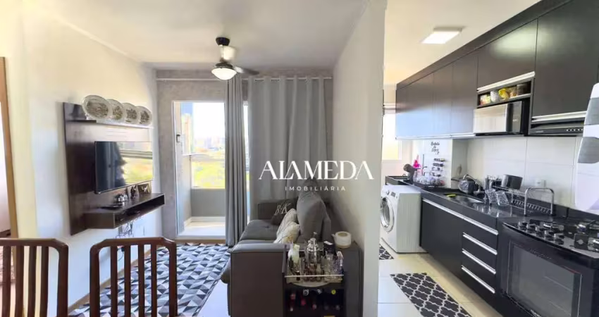 Apartamento com 2 quartos para alugar, 48 m² por r$ 1.750/mês - gleba palhano - londrina/pr