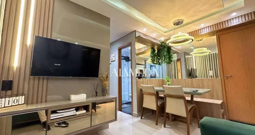 Apartamento com 2 dormitórios para alugar, 52 m² por r$ 2.000,00/mês - acquaville - londrina/pr