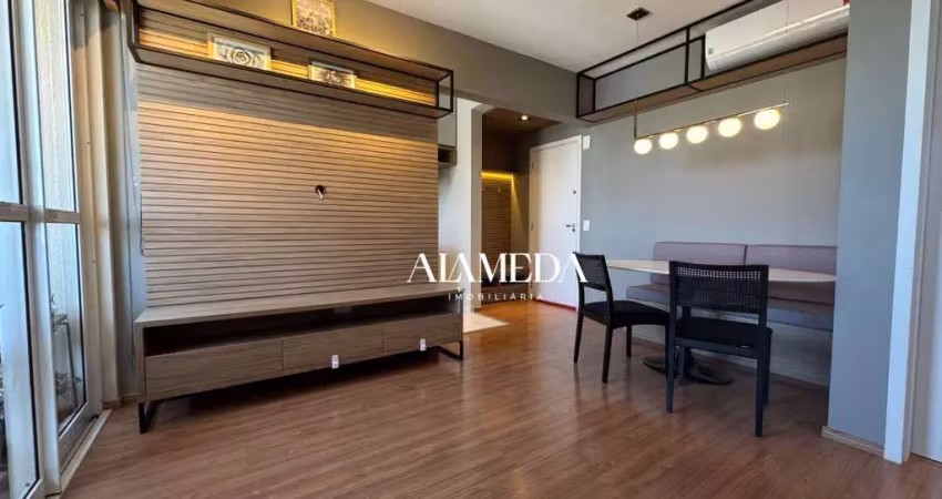 Apartamento com 2 dormitórios para alugar, 70 m² por r$ 3.100/mês - gleba palhano - londrina/pr