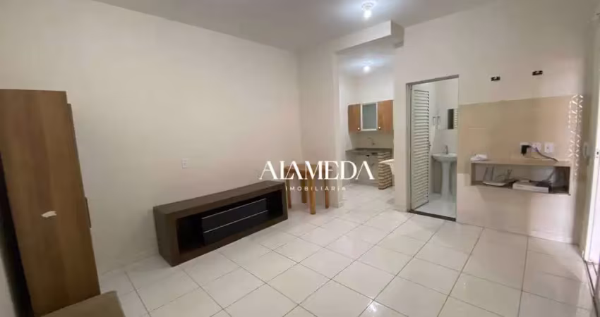 Kitnet com armários para alugar próximo a unopar, 25 m² por r$ 890/mês - parque residencial joão piza - londrina/pr