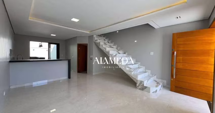 Casa com 3 dormitórios para alugar, 155 m² por r$ 4.800,00/mês - jardim guararapes - londrina/pr