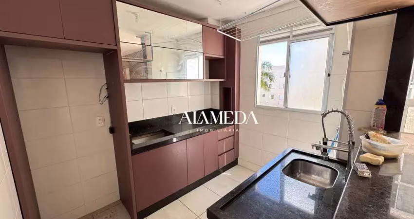 Apartamento com 2 quartos com armário na cozinha ao lado da utfpr para alugar, 47 m² por r$ 1.300/mês - acquaville - londrina/pr