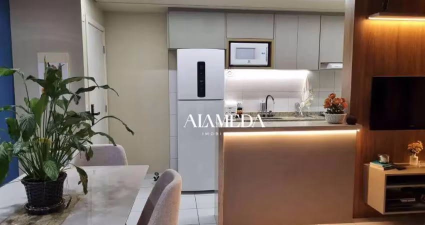Apartamento mobiliado com 3 quartos sendo 1 suíte para alugar, 67 m² por r$ 2.200/mês - região central - londrina/paraná