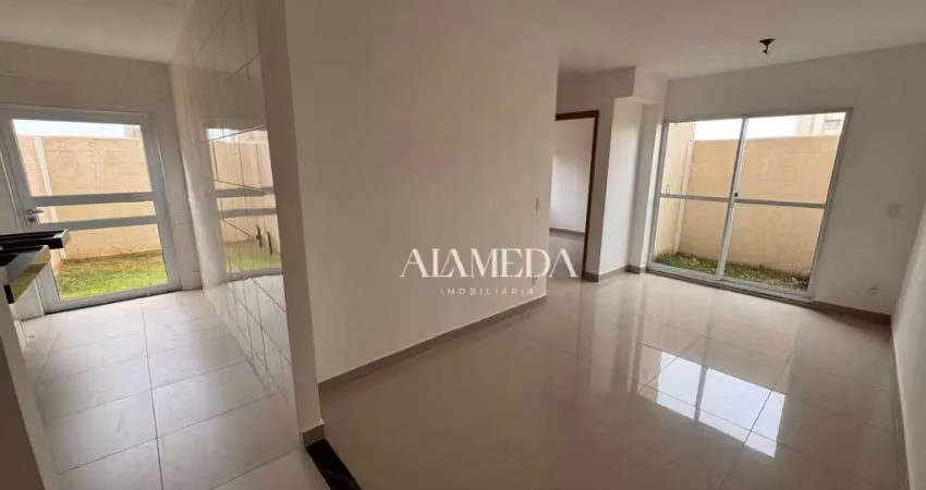 Apartamento com 2 quartos com amplo quintal privativo ao lado da utfpr para alugar, 77 m² por r$ 1.450/mês - acquaville - londrina/pr
