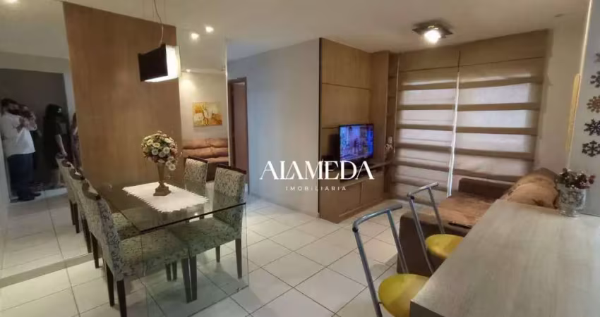 Apartamento mobiliado com 3 quartos para alugar, 70 m² por r$ 2.600/mês - gleba fazenda palhano - londrina/pr