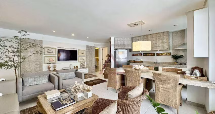 Apartamento com 3 suítes à venda, 140 m² por r$ 2.380.000 - jurerê internacional - florianópolis/sc