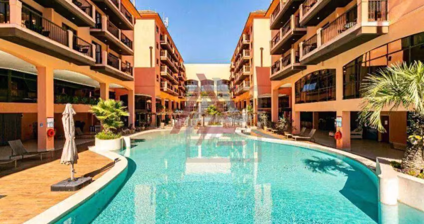 Flat com 1 suíte à venda, 51 m² por r$ 980.000 - jurerê - florianópolis/sc