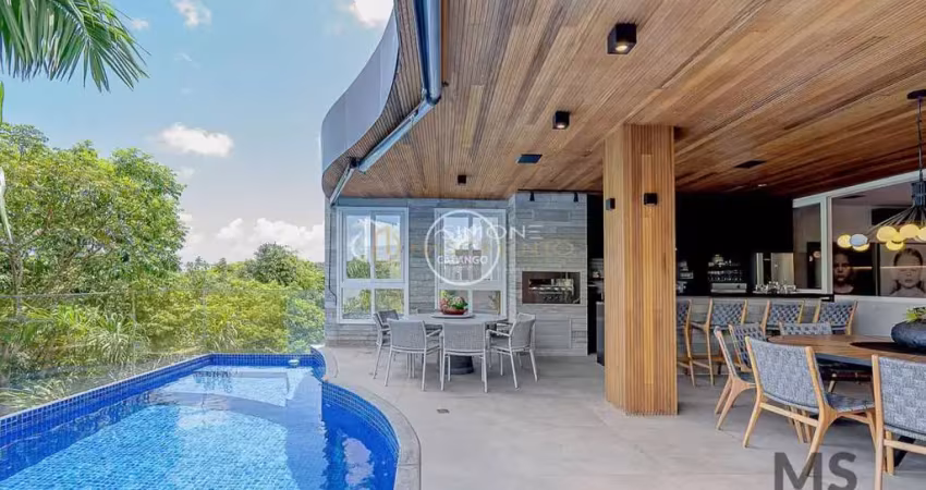 Casa de condomínio 5/4 e 4 suítes alphaville ii em salvador