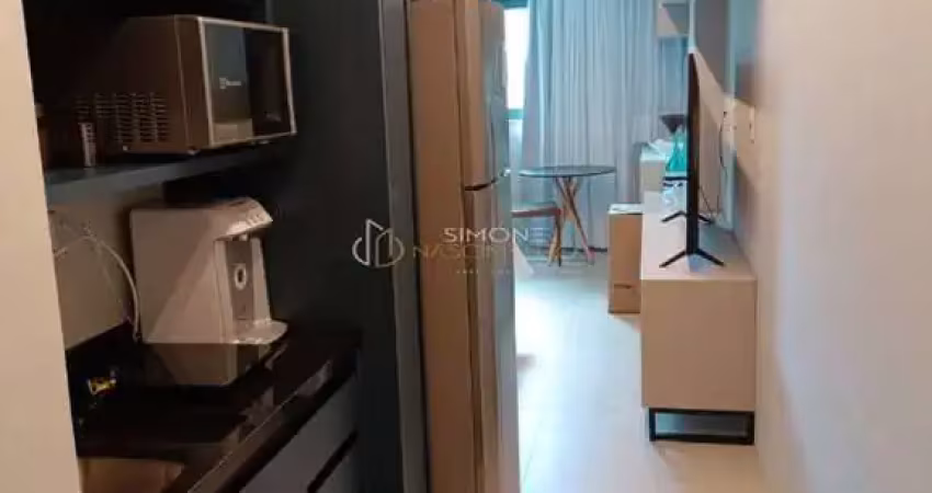 Studio mobiliado à venda com 1 quarto 1banheiro no art studio tem 30m2 em jardim armação-salvador-ba