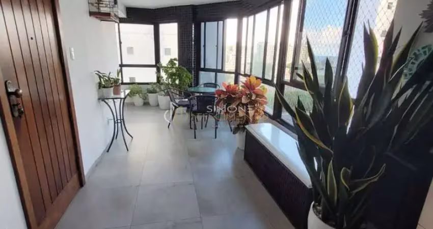 Apartamento à venda com 3 quartos sendo 1suite, tem 178m2 com dependência  em pituba - salvador - ba