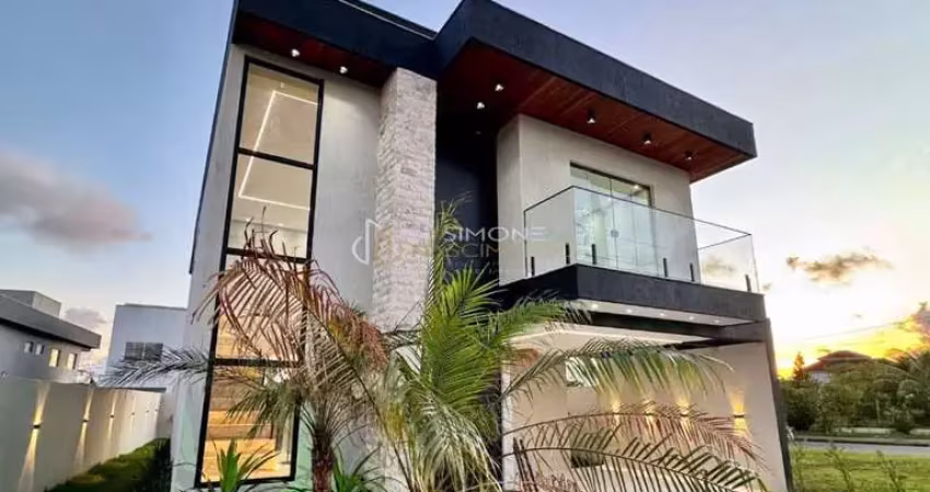 Casa de condomínio 4/4 e 3 suítes terras alphaville abrantes em camaçari