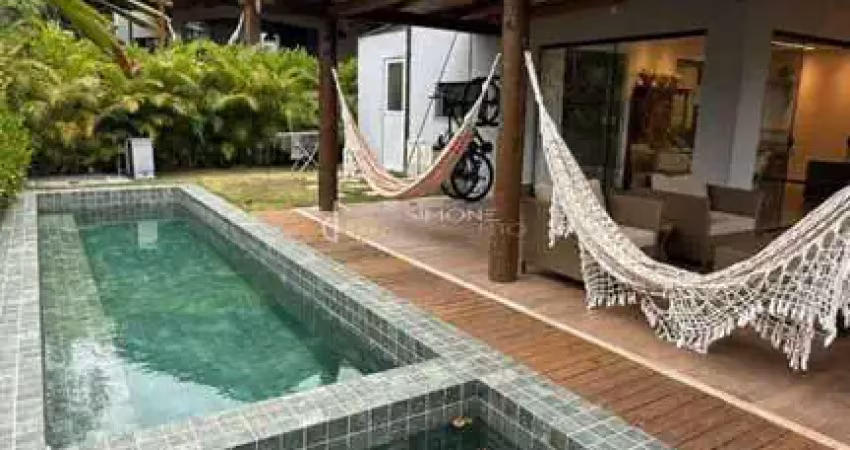 Casa à venda na praia do forte com 3 suítes e piscina privativa.