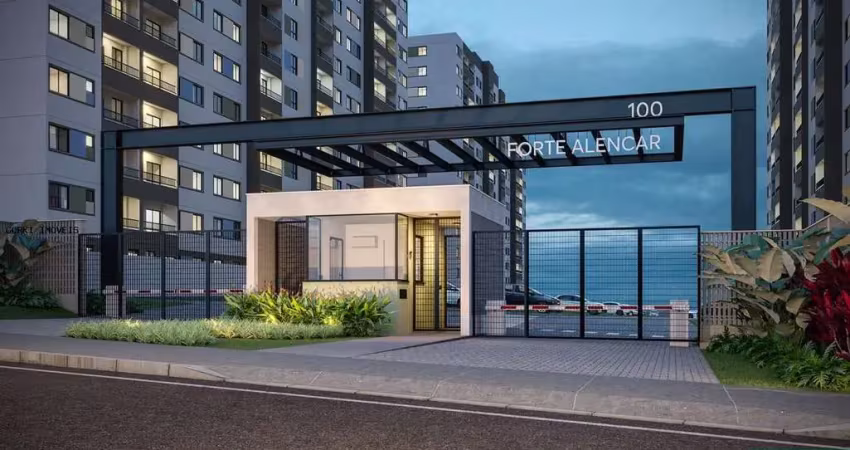 Apartamento para venda em fortaleza, cajazeiras, 2 dormitórios, 1 banheiro, 1 vaga