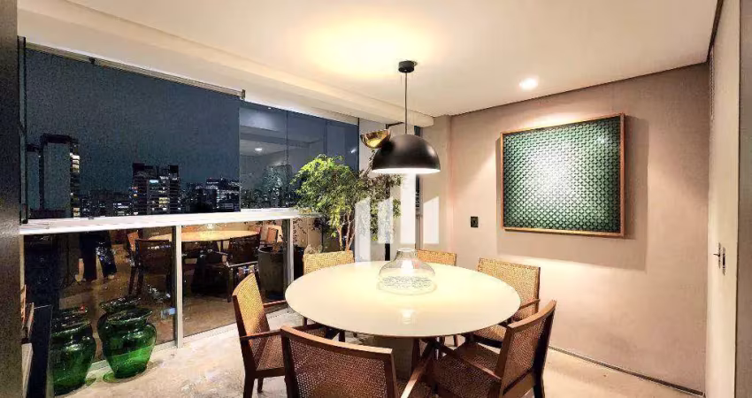 Apartamento semi - mobiliado com 1 dormitório à venda, 72 m² por R$ 1.850.000 - Vila Olímpia - São Paulo/SP