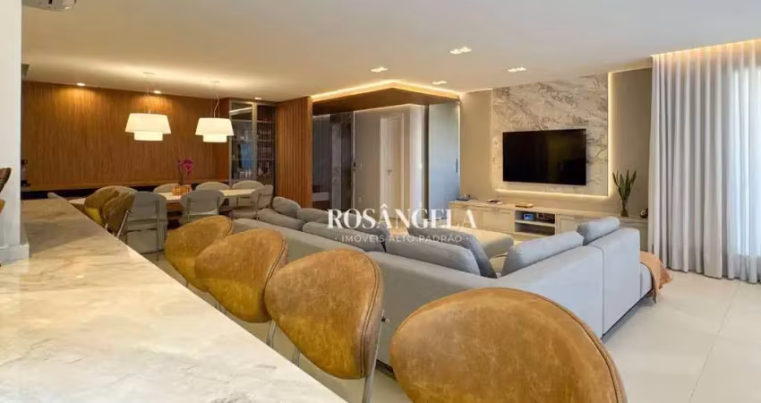 Apartamento mobiliado luxuoso de 197 m² com 3 suítes à venda no holt place por r$ 2.800.000