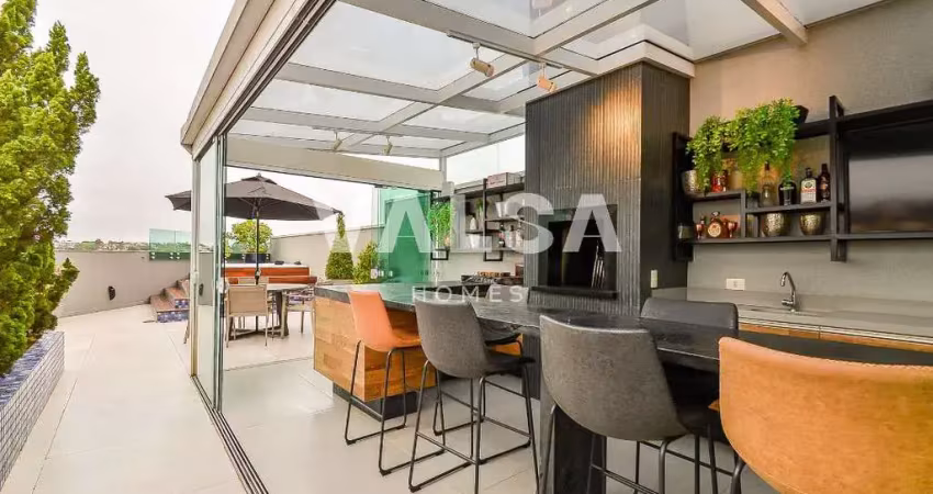 Maravilhosa Cobertura, 173m2 m², 3 quartos, 3 vagas no Juvevê