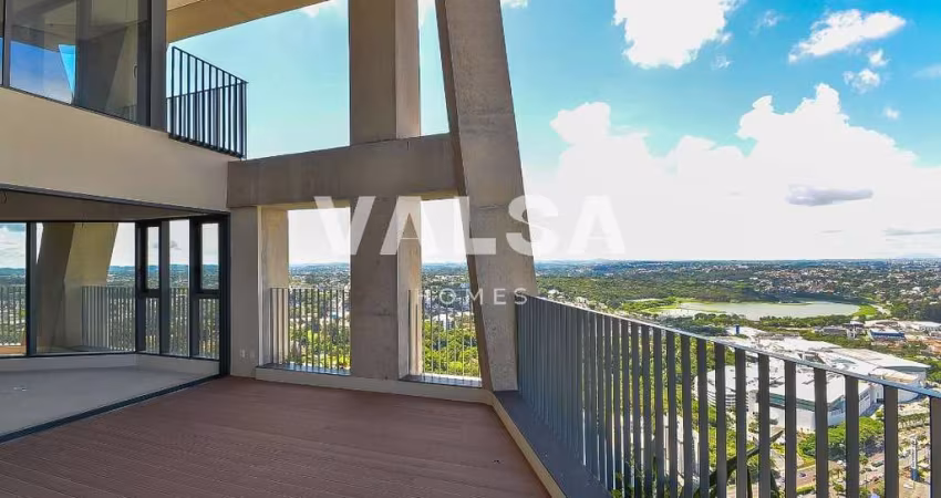 Apartamento duplex no Ecoville com 3 suítes e 5 vagas -  Revenda exclusiva do Age 360