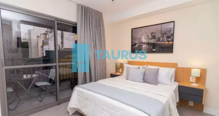 Studio à venda, mobiliado, 1 dormitório, 25m², republica