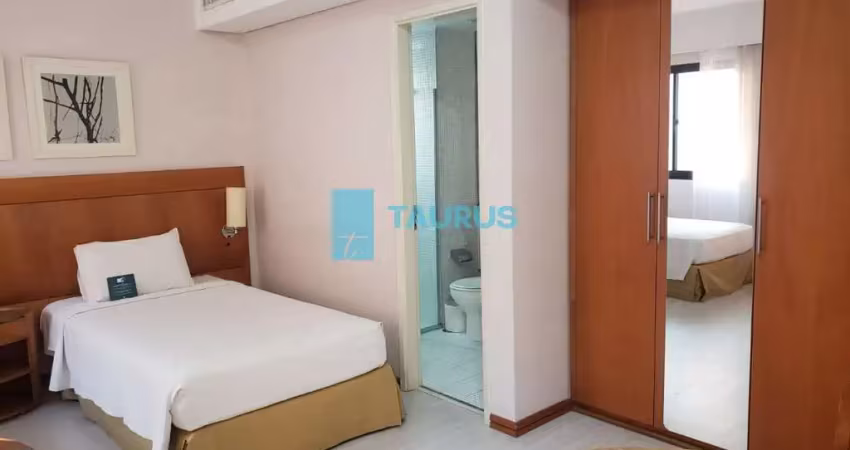 Flat para locação, 1 dormitório, 1 vaga, 29m², moema.