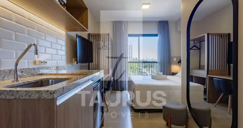 Apartamento para alugar , 1 quarto mobiliado no brooklin - são paulo.