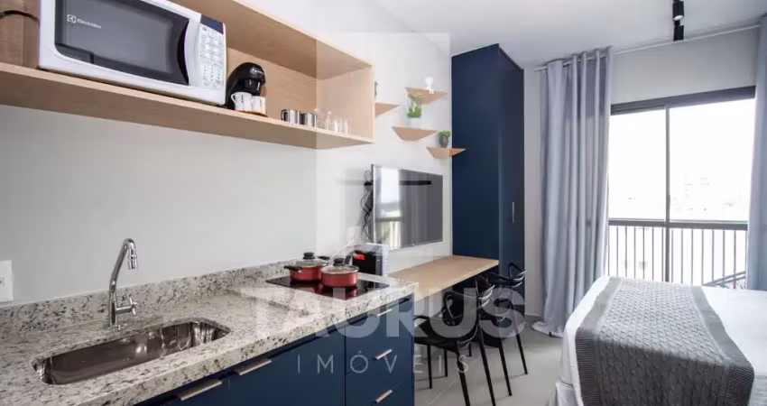 Apartamento para alugar , 1 quarto mobiliado no brooklin - são paulo.