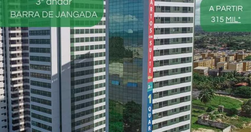 Apartamento para Venda em Jaboatão dos Guararapes, Barra de Jangada, 1 dormitório, 1 banheiro, 1 vaga
