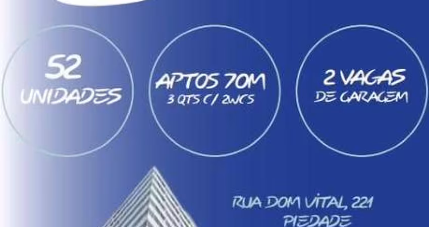 Apartamento para Locação em Jaboatão dos Guararapes, Piedade, 3 dormitórios, 1 suíte, 2 banheiros, 2 vagas