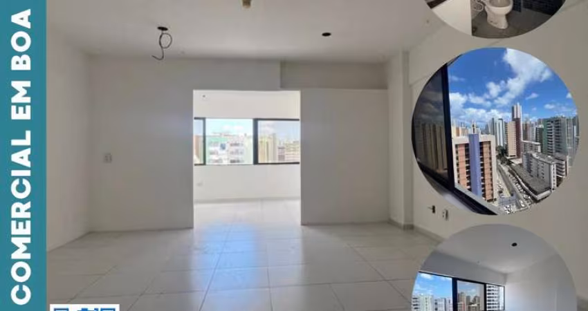 Sala Comercial para Locação em Recife, Boa Viagem, 1 banheiro, 1 vaga