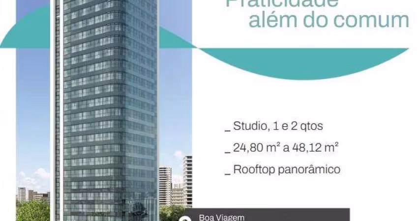 Studio para Venda em Recife, Boa Viagem, 1 dormitório, 1 banheiro, 1 vaga