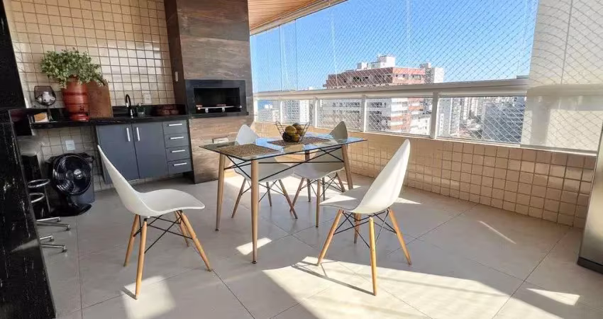 Cobertura Duplex 3 dormitórios  - Vista Mar - Mobiliado - Bairro: Guilhermina