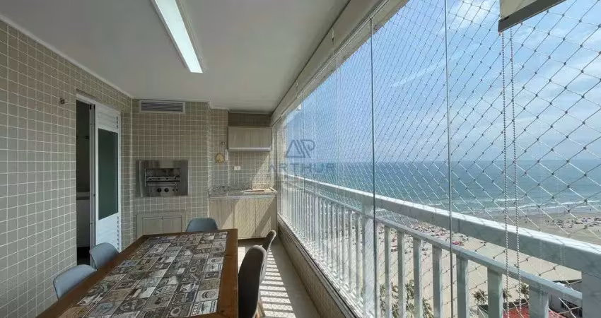 Apartamento com vista para o mar decorado, 03 dormitórios e 01 suíte na aviação
