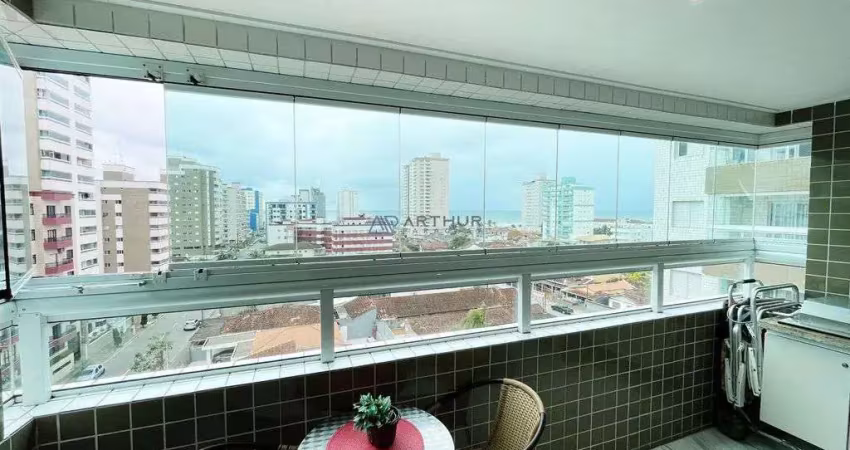 Apartamento 01 dormitório - Mobiliado - Vista Mar -  Bairro: Mirim