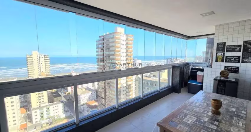 Apartamento à venda em praia grande na tupi com 03 suítes - 02 vagas