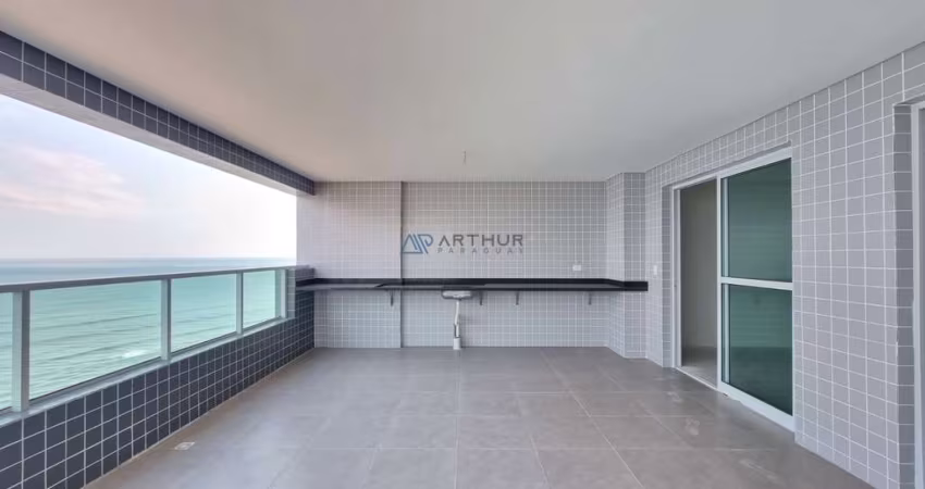 Apartamento na Praia Grande, Caiçara com 3 quartos, 2 suítes e 140m² privativos
