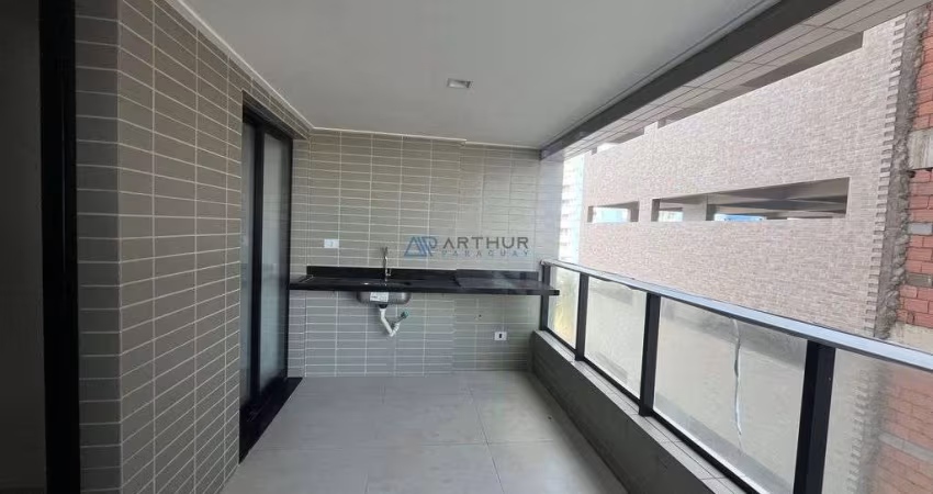 01 Dorm. - 01 Vaga -  Varanda gourmet - Vista Mar - Bairro: Caiçara