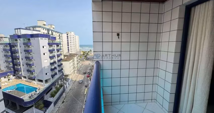 Apartamento 02 dormitórios - vista mar - mobiliado - bairro: ocian