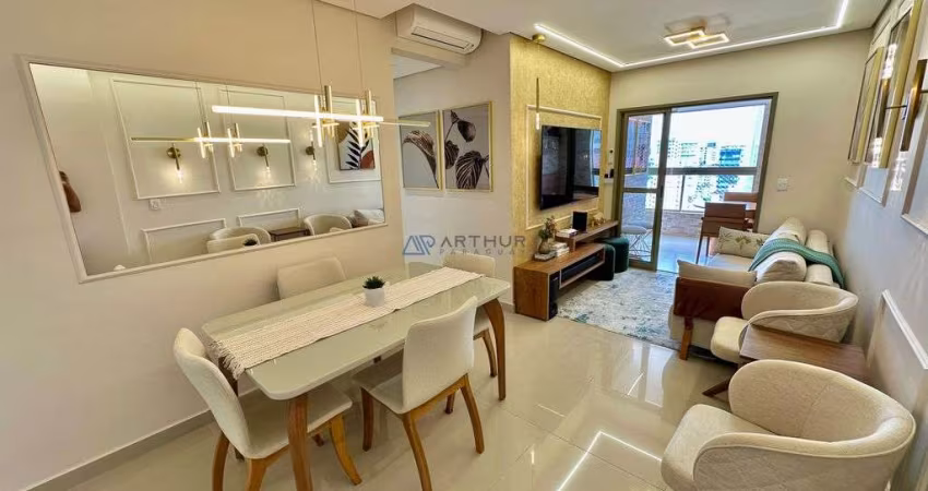 Apartamento à Venda em Praia Grande no Boqueirão, 2 quartos, 1 vaga e 77m²