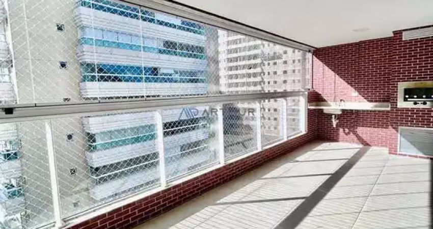 Apartamento à venda em praia grande, 3 dormitórios, andar alto e vista livre