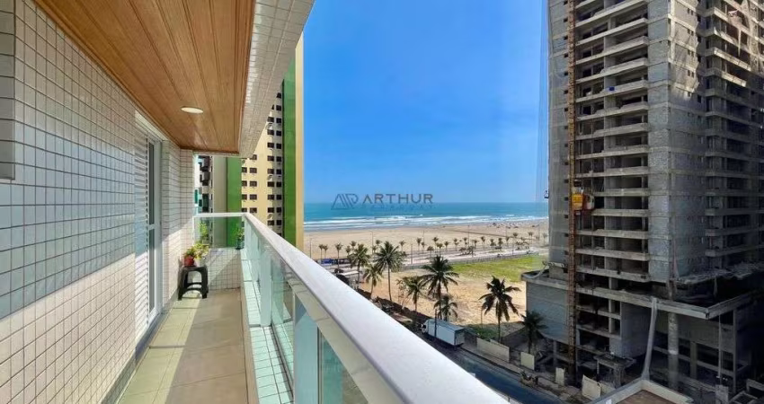 Apartamento à Venda em Praia Grande com 2 quartos, 1 suíte, 1 vaga e Vista Mar
