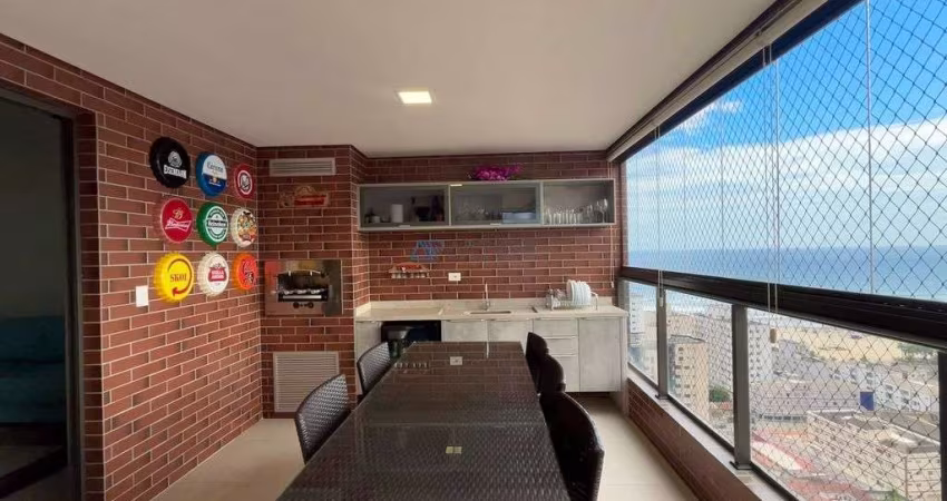 Apartamento à venda na Praia Grande, 03 dormitórios, 03 suítes, 02 vagas