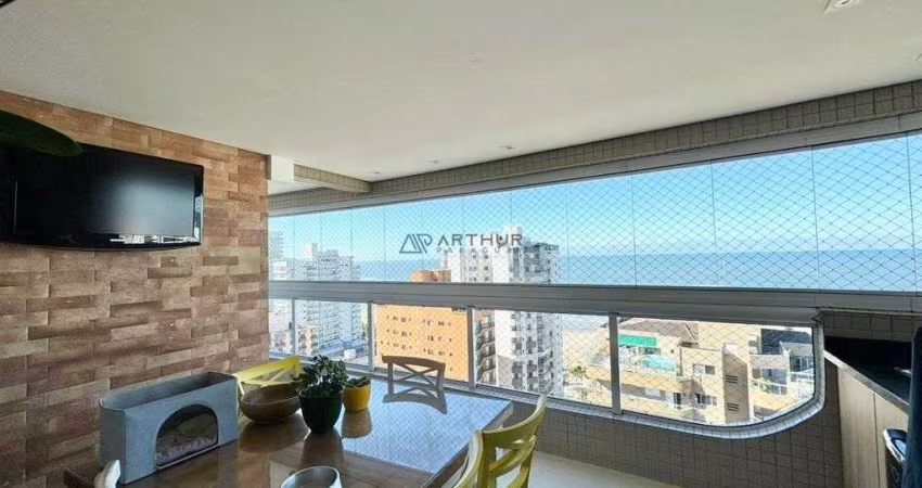 Apartamento à venda em Praia Grande na Aviação, 3 suítes, 2vagas, lazer completo