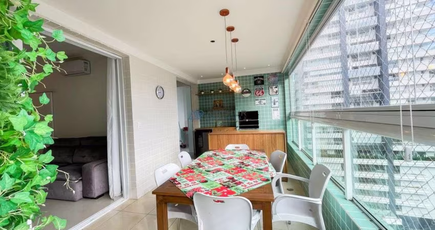 Apartamento à Venda em Praia Grande no Canto do Forte, 2 quartos, 1 vaga e 109m²