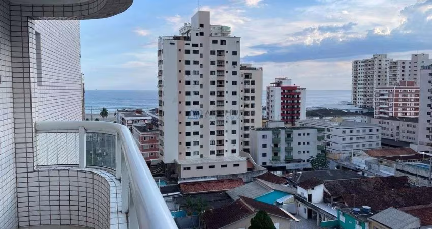 Apartamento à venda em Praia Grande na Tupi - 03 suítes, com vista mar