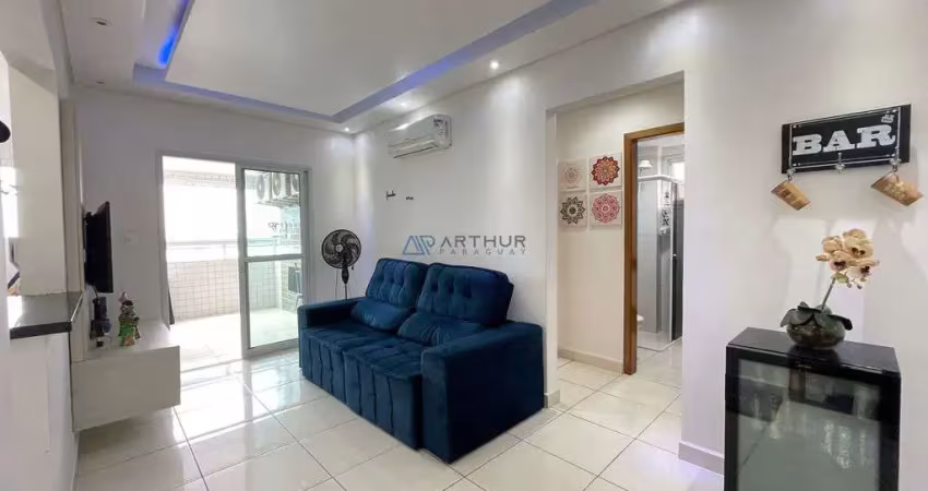 Apartamento à venda em Praia Grande no bairro Mirim, 02 quartos, varanda gourmet