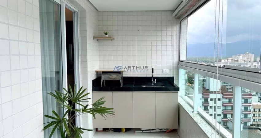 Apartamento à venda em Praia Grande com 2 suíte, 2 vagas e lazer completo